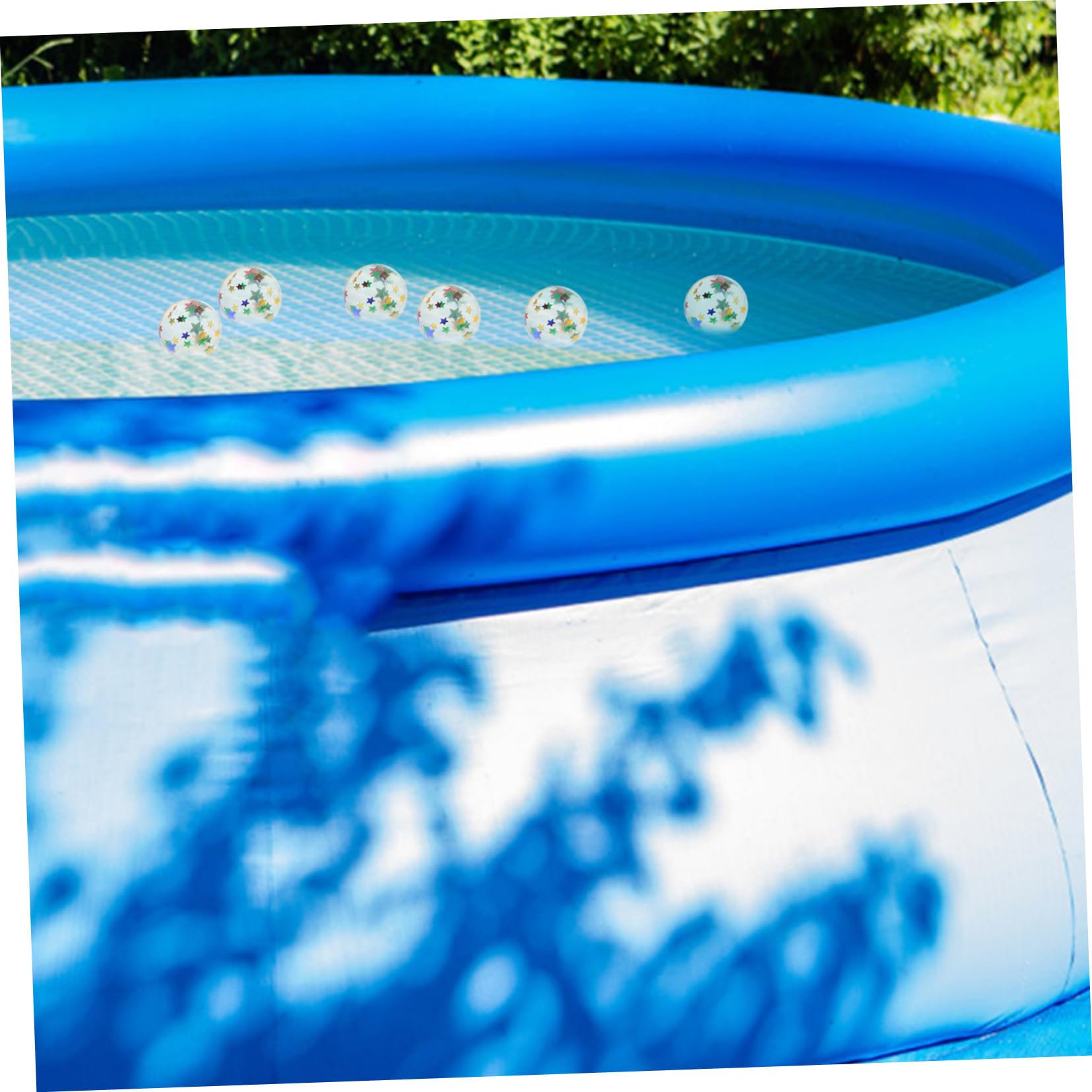 TOYANDONA 100 Piezas Unidades de Bolas Flotantes Elásticas con Lentejuelas Forma de de Juguetes Acuáticos para Piscina Infantil para Acuáticos Verano y Actividades