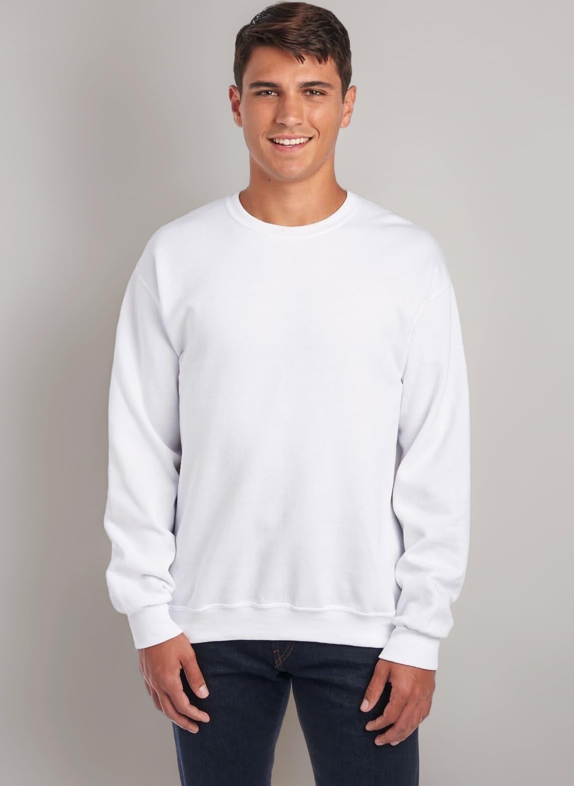 Jerzees Men's 562 Navy Adult Crew Sweatshirt (pack of 1)