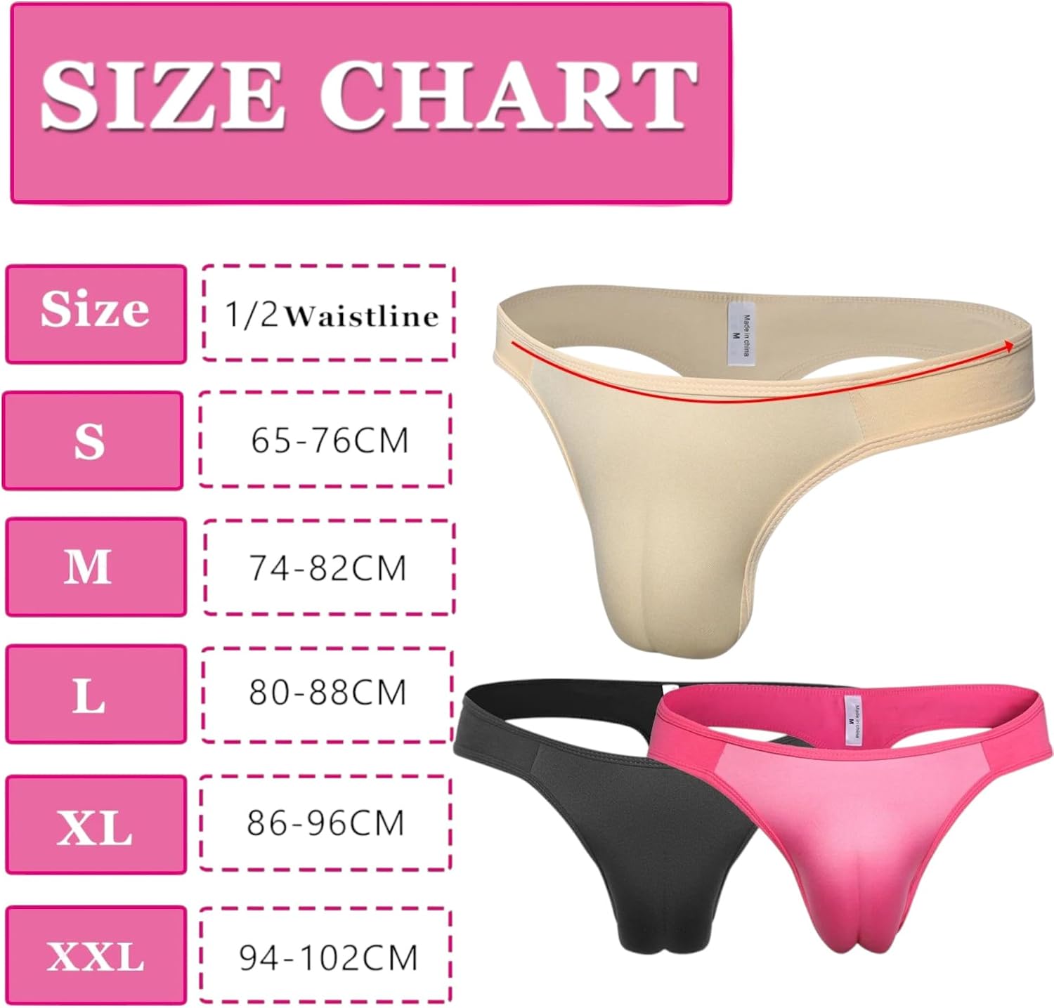 Tucking Hiding Gaff Panties for Transgenders M2F Underwear Enhancer Camel Toe Concealer Femboys & MTF Transformation