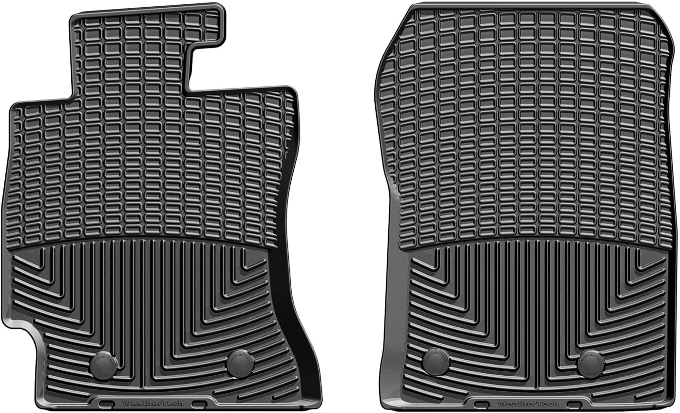 WeatherTech All-Weather Floor Mats for Toyota 86, FR-S, BRZ - 1st Row (W375), Black