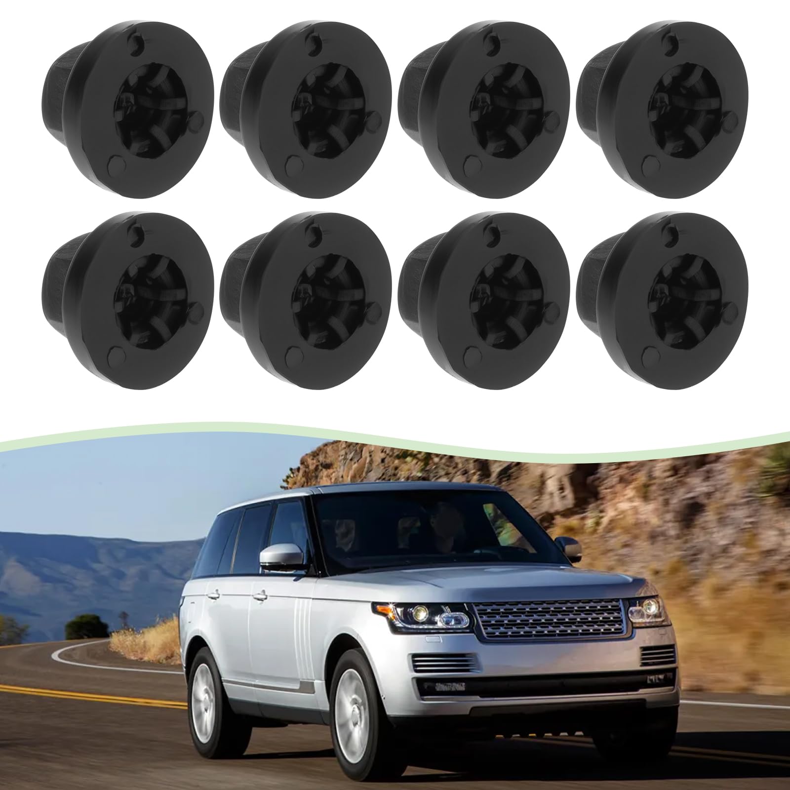 1X(8pc Front Wheel Arch Trim Clips Plastic Metal Screw Set For Corsa C Z1Y8 - View #5