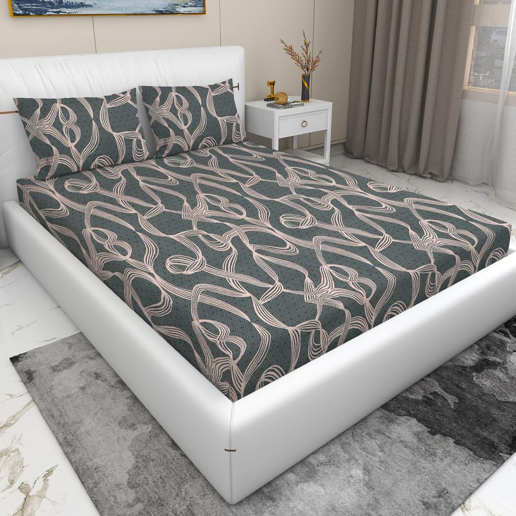 RD TREND® Queen Size Bedsheet for Double Bed, Microfiber Double Bedsheet 90X90 Inches with 2 Pillow Cover 18X28 Inches Brown Snack (B0DJ1C585L) Amazon Price History, Amazon Price Tracker