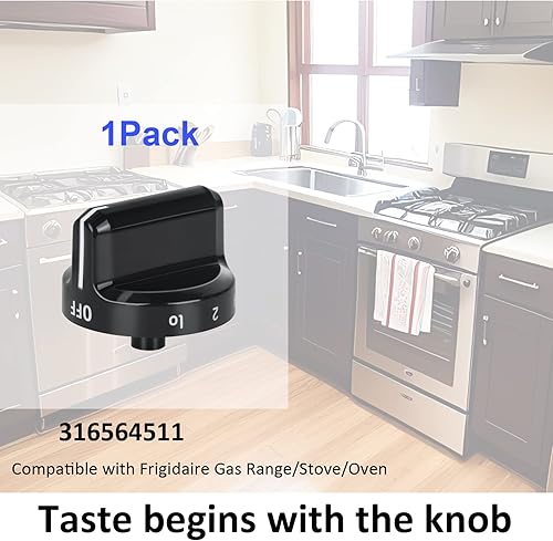 Miniatura 9 de Upgrade 316564511 - Perillas de repuesto para estufa, solo compatibles con pomos de cocina de gas Frigidaire, horno, estufa, pieza de repuesto para