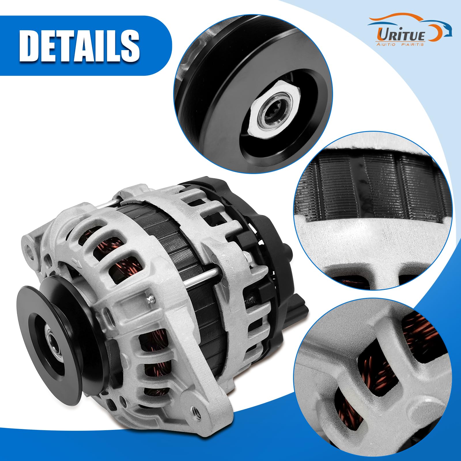Amazon | Uritue F000BL0118 12V 80A オルタネーター 2008 TT-4 - TT8 Amazon | Uritue F000BL0118 12V 80A オルタネーター 2008 TT-4 - TT8