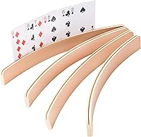 Vista 9 de GSE Games & Sports Expert Bandeja Giratoria para Cartas Canasta de 2 Mazos, Portacartas Giratorio de Doble Mazo 360°, Soportes Giratorios de Cartas