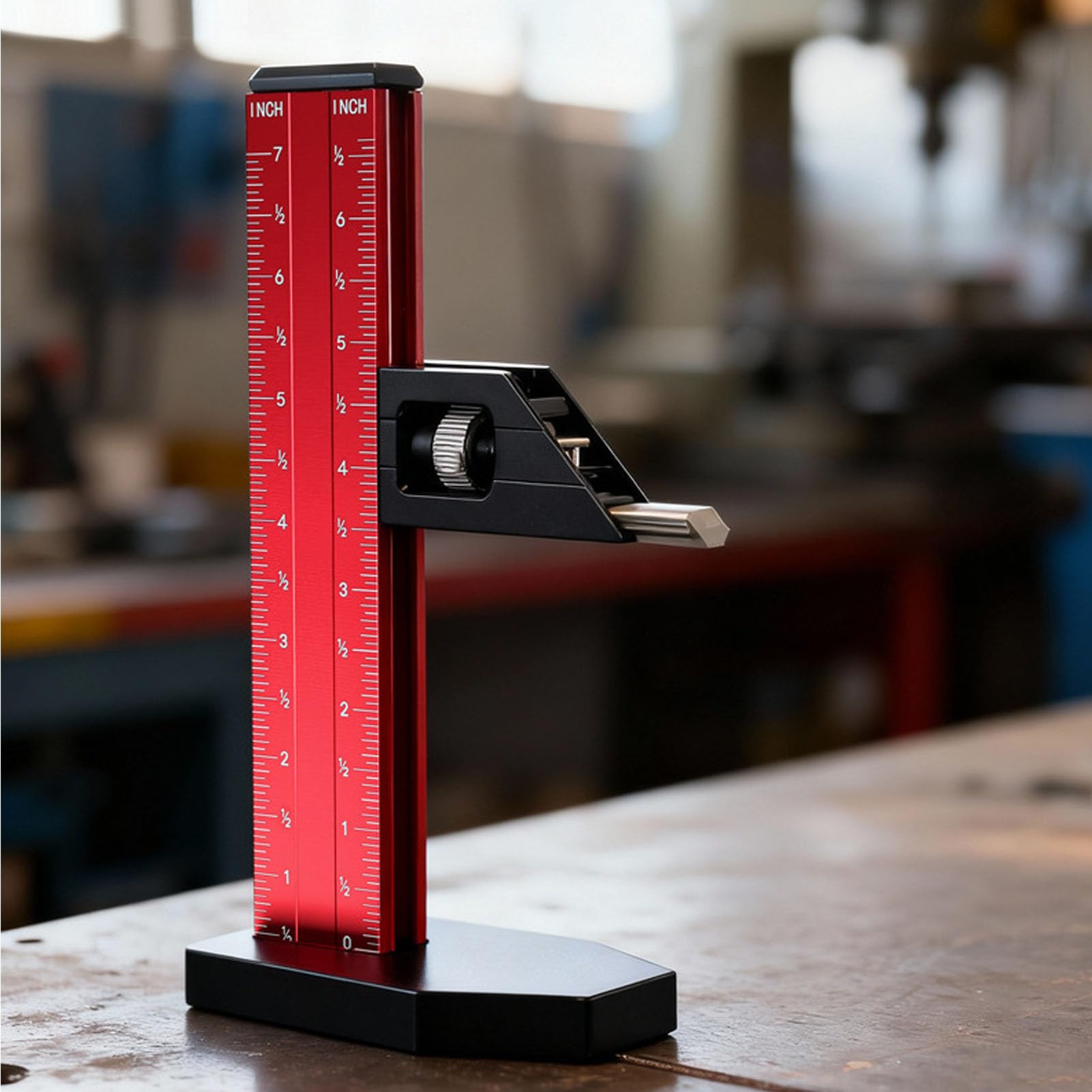 Jeffergarden Righello per la Lavorazione del Legno Lega di Alluminio 640 Mm Metrico Imperiale