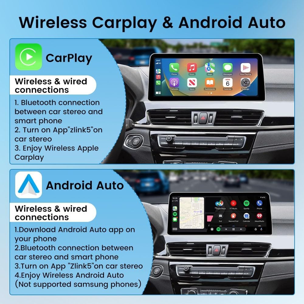 for BMW X1 F48 2016-2018 NBT 12.3" Octa Core 8G+64G Car CarPlay Android Auto Navigation Android Stereo GPS Radio Display IPS Touchscreen Headunit Tablet Media Player