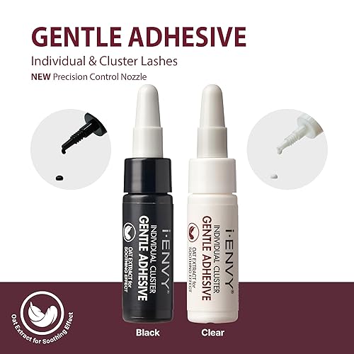 Miniatura 7 de i-ENVY - Pestañas individuales de extensión 30D, fáciles de aplicar, raíz plana cónica, pestañas de volumen preventiladas, rizo J con fibra suave,