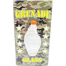 Island Dogs Grenade Shaped Novelty Drinking Glass