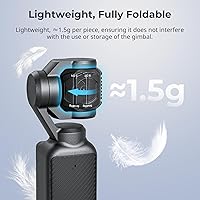 Vista 8 de SMALLRIG Juego de filtros magnéticos ND para DJI Osmo Pocket 3, incluye filtro multicapa ND8, ND64, ND256 y protector de pantalla, accesorios