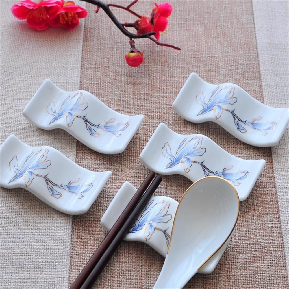 Poggia Bacchette Porta Bacchette in Ceramica for Hotel da 5 Pezzi per La Cucina Domestica