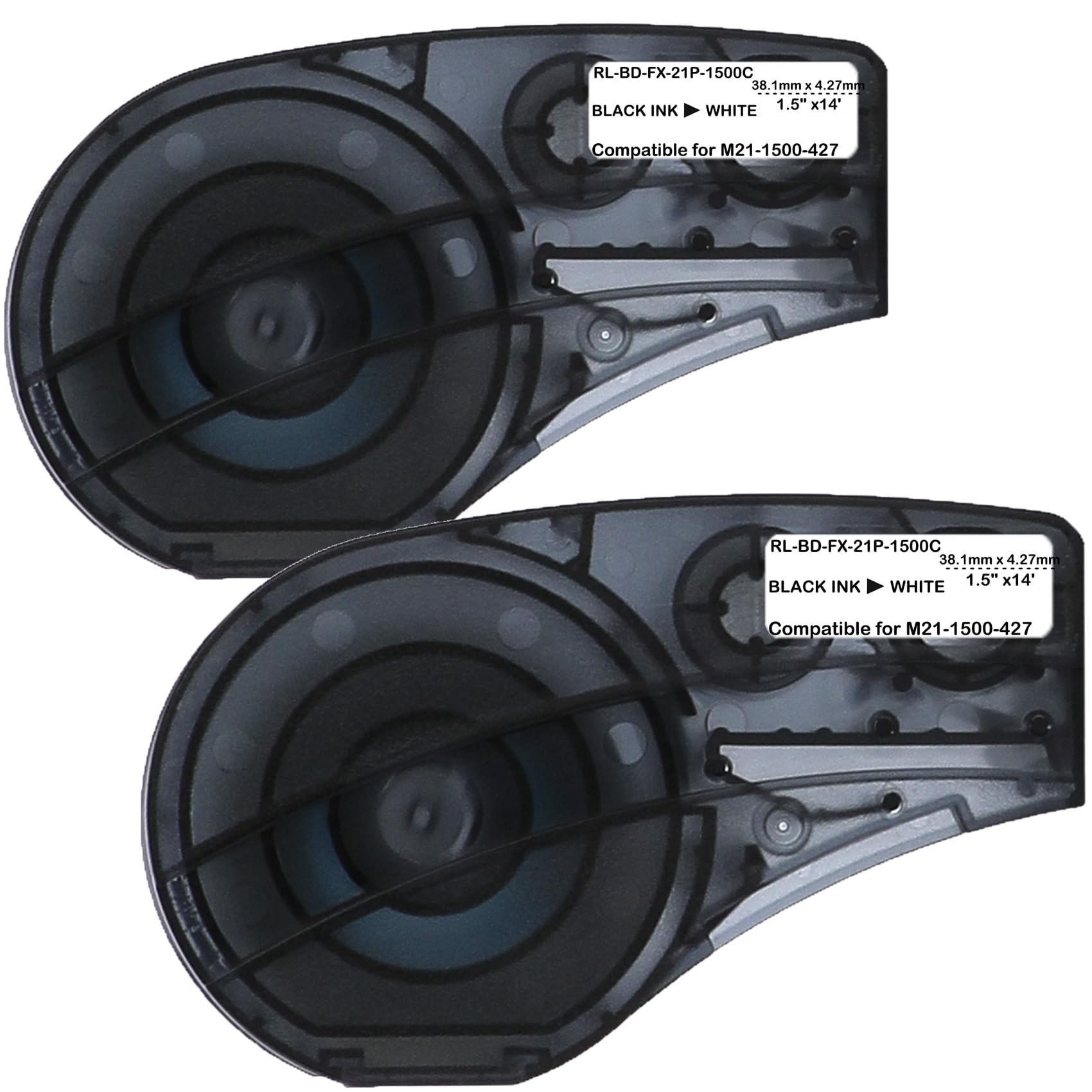 Ruban M21-1500-427 compatible Brady lot de 2 vinyle auto-protégé - 2