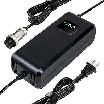 58.8V 4A Lithium Battery Charger for Electric Bike Electric Scooter ,Ebike Battery Charger for 48V 52V 14s Li-ion Batteries Gx16-3 Standard 3 Prong Plug