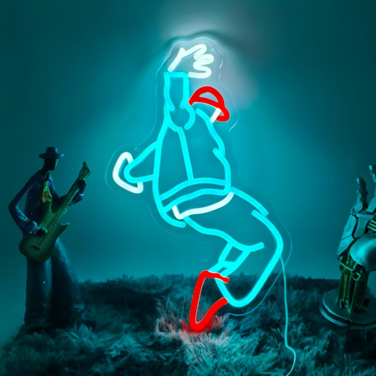 Capybara Ramen Noodles Neon Sign, Cute LED Wall Light for Kitchen, Restaurant, Anime Room, USB Powered Ramen Bowl Neon Light for Food Lovers, Japanese Decor for Bar or Gaming Room