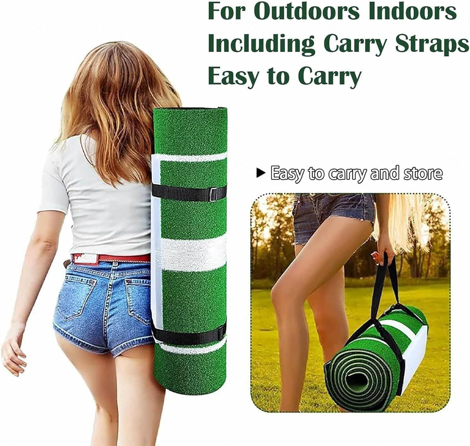 Baseball Batting Mat, Batters Box Turf Mats with Home Plate, Baseball Batters Box, with Non-Slip Rubber Backing for Batting Stance Practice