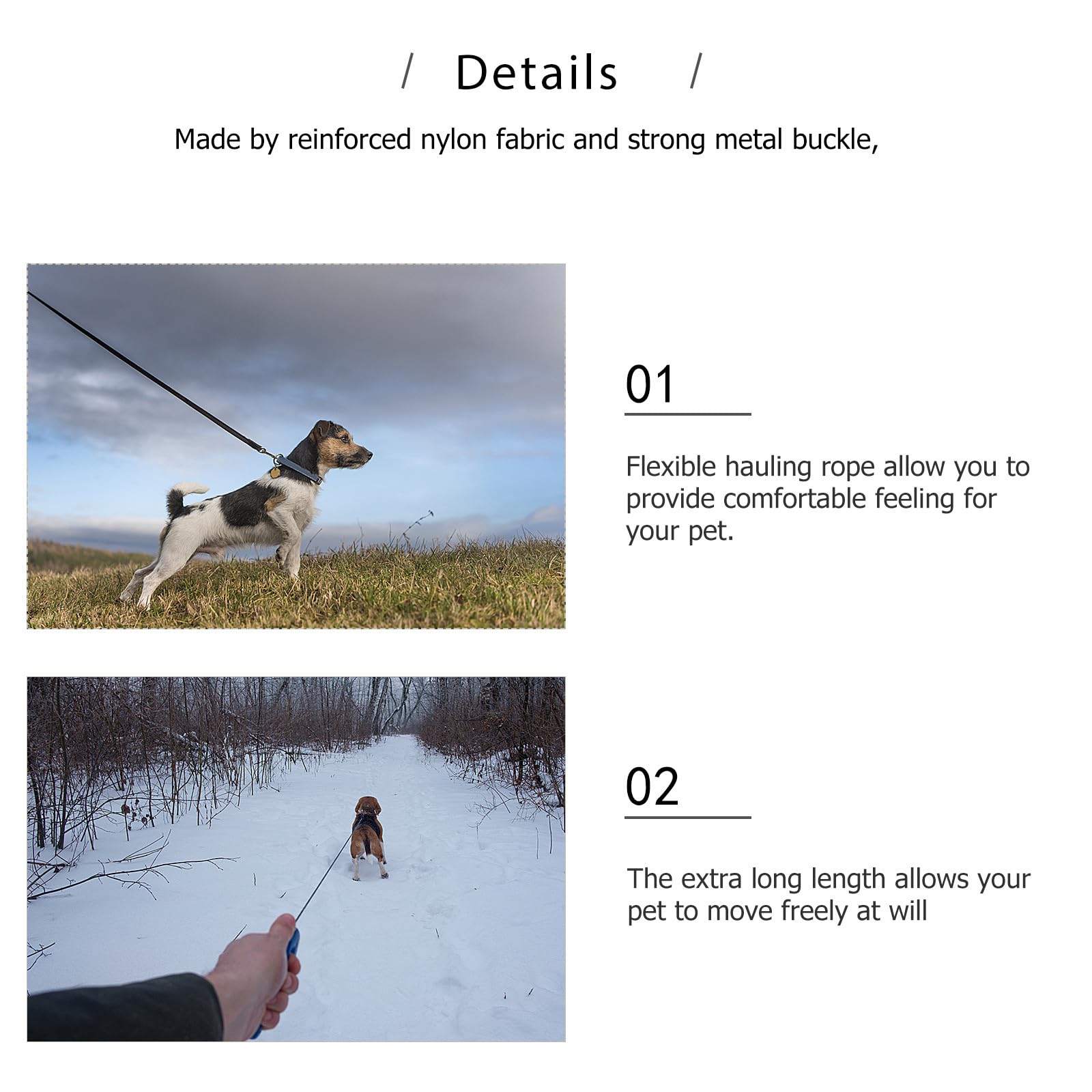 Outanaya Set 2 Pezzi Collare e Guinzaglio per Cani Cuccioli in Pelle Pu Perle Flessibile Colore Bianco per Foto e Matrimoni