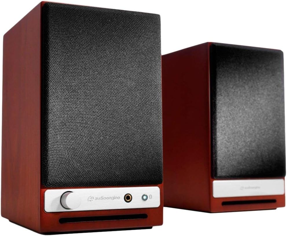 Audioengine HD3 Powered Bookshelf Speakers (Pair) Cherry