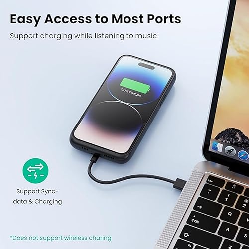 Miniatura 4 de Funda de batería para iPhone 14Plus14Pro Max13Pro Max, potente funda protectora de carga portátil de 8600 mAh, funda de cargador de batería