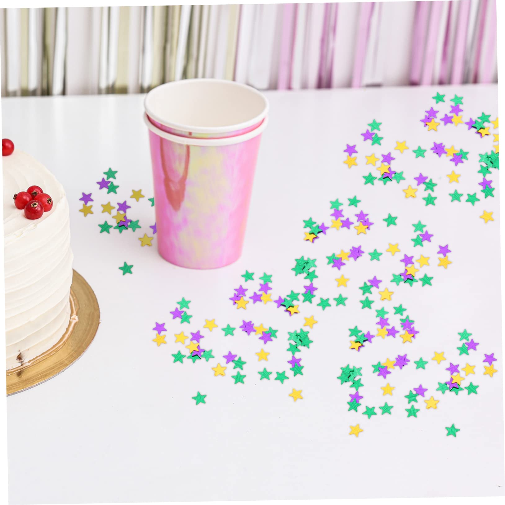 TOPBATHY 5packungen Packung Mit Stern-konfetti Für Partys Mehrfarbiges Glitter- Für Hochzeiten Geburtstagsfeiern Und Valentinstag Für Tischdeko Und Ballonfüllung