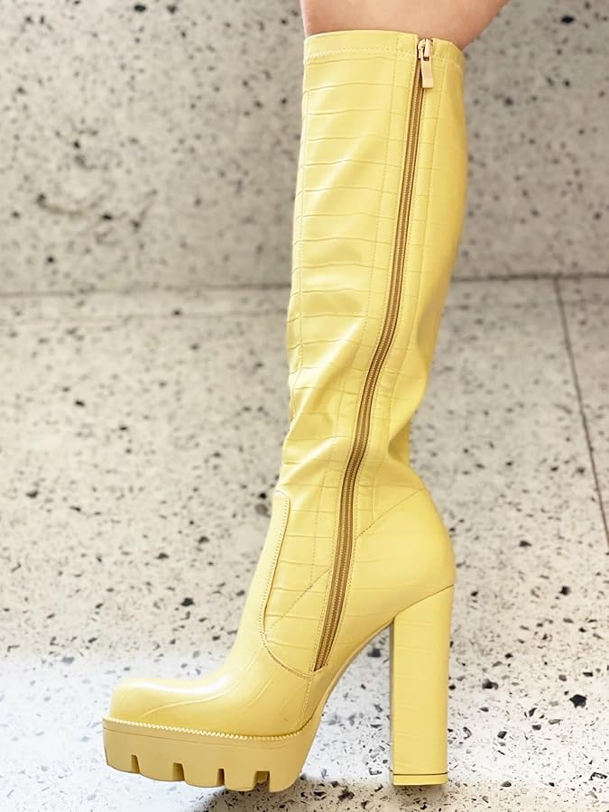 靴 YELLO MOJU LONG BOOTS STYLE YELLO MOJU LONG BOOTS STYLE