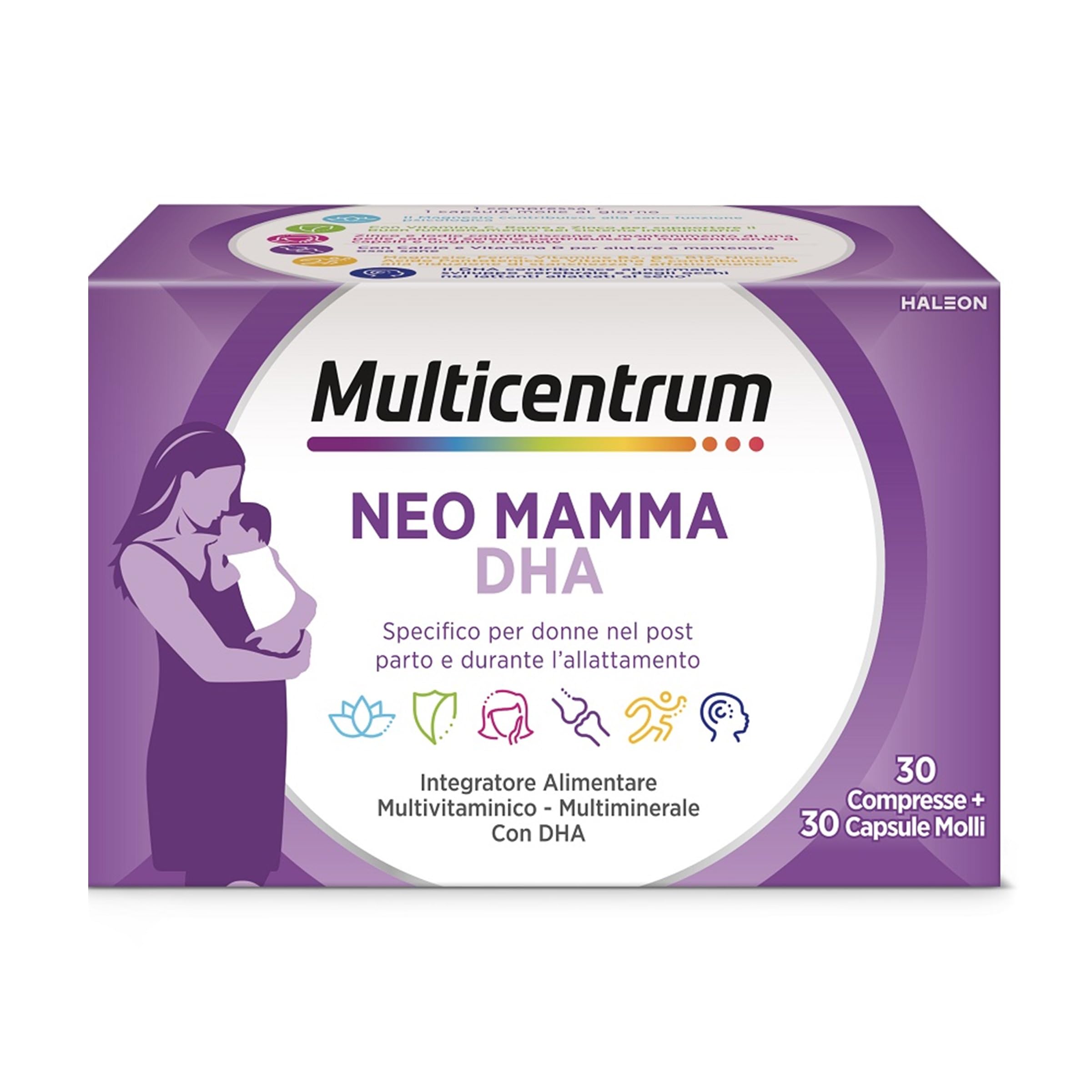 Multicentrum Neo Mamma Dha 30 Compresse + 30 Capsule 