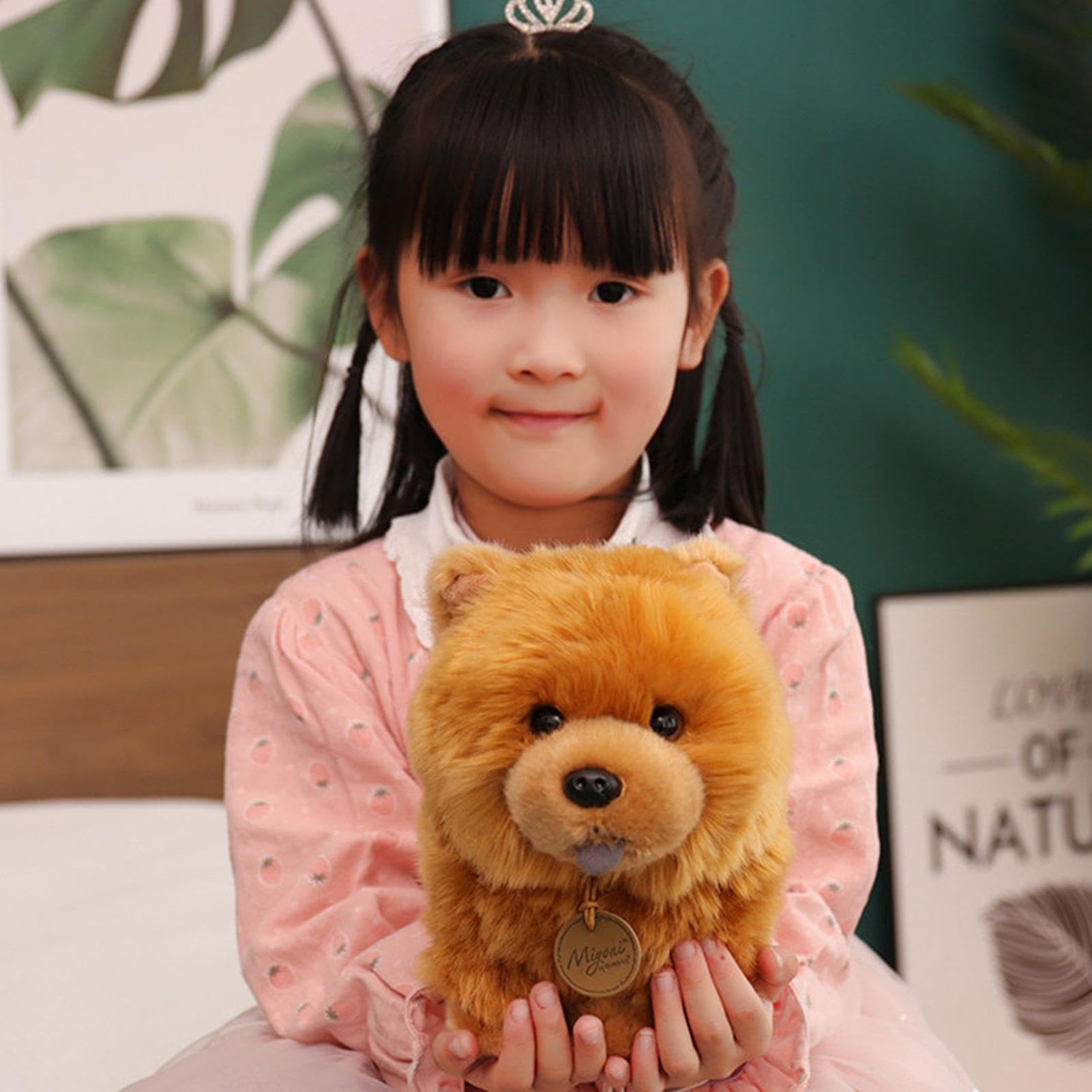 Amazon.co.jp: チャウチャウぬいぐるみ、シミュレーションチャウチャウ