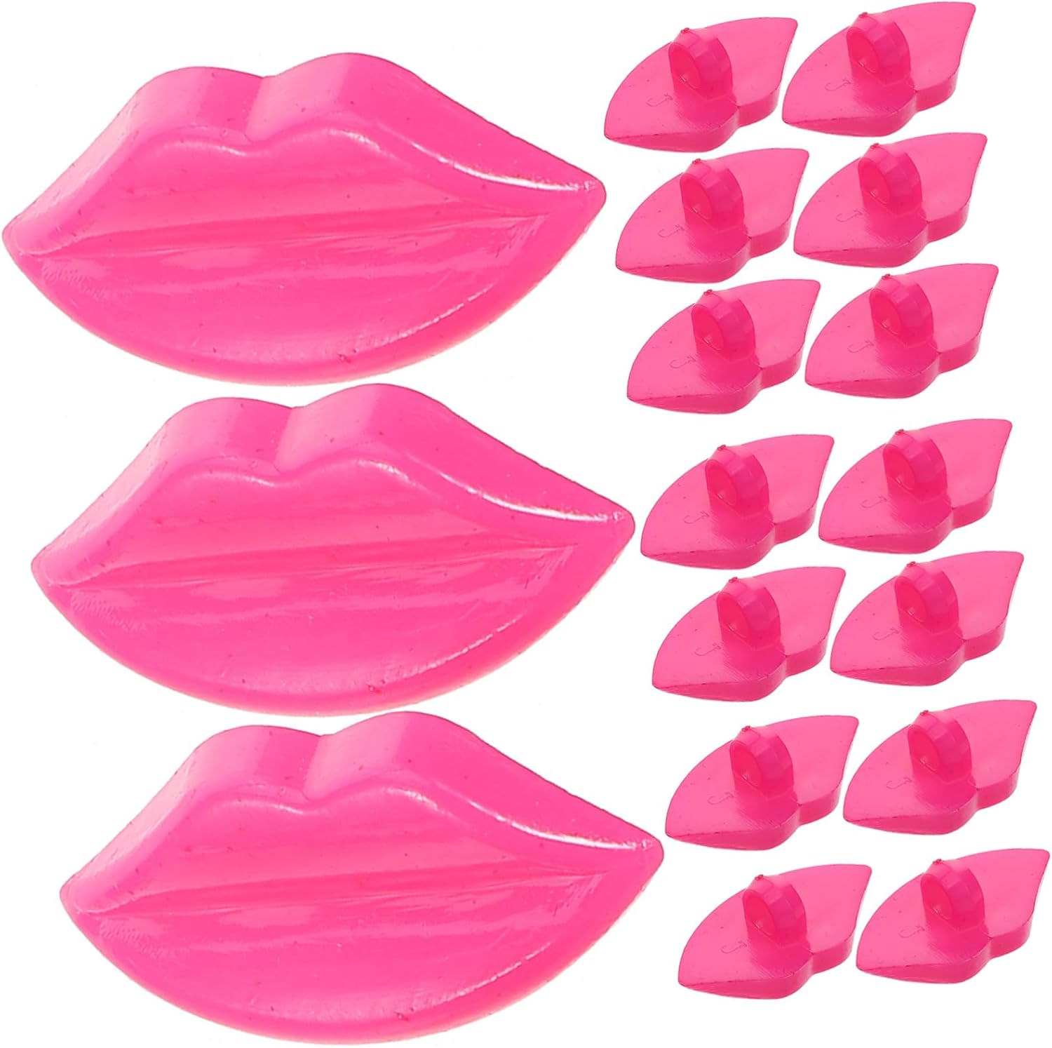 50pcs Doll Making Lip Shaped Plastic Mouth Buttons for Crafts