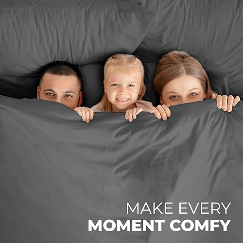 Miniatura 8 de ROYALE LINENS - Sábanas King de 4 piezas - Juego de sábanas de microfibra cepillada suave 1800 - 1 sábana bajera, 1 sábana encimera, 2 fundas de