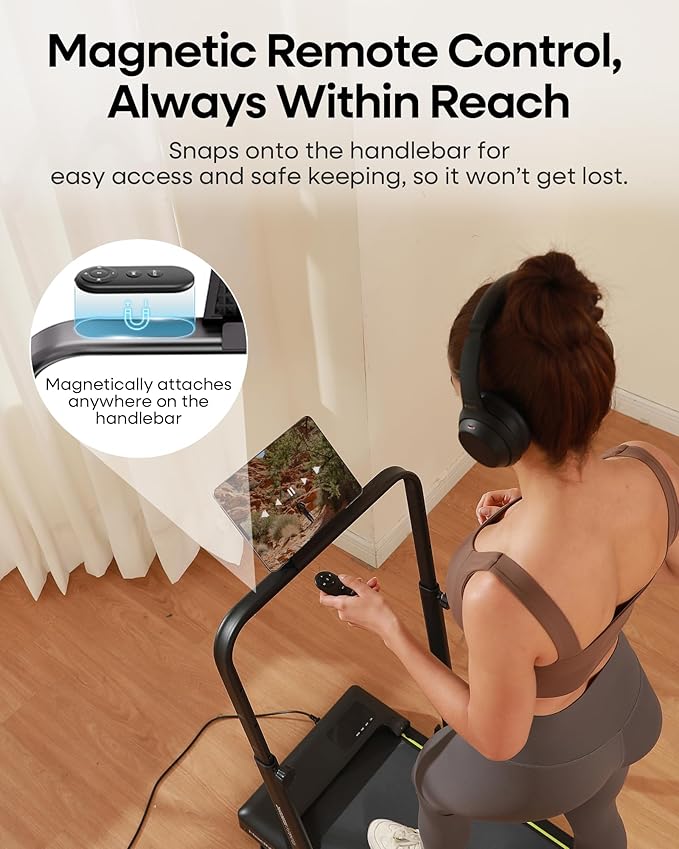 Caminadora Eléctrica Plegable con Inclinación 2.5HP Verde miniatura 7