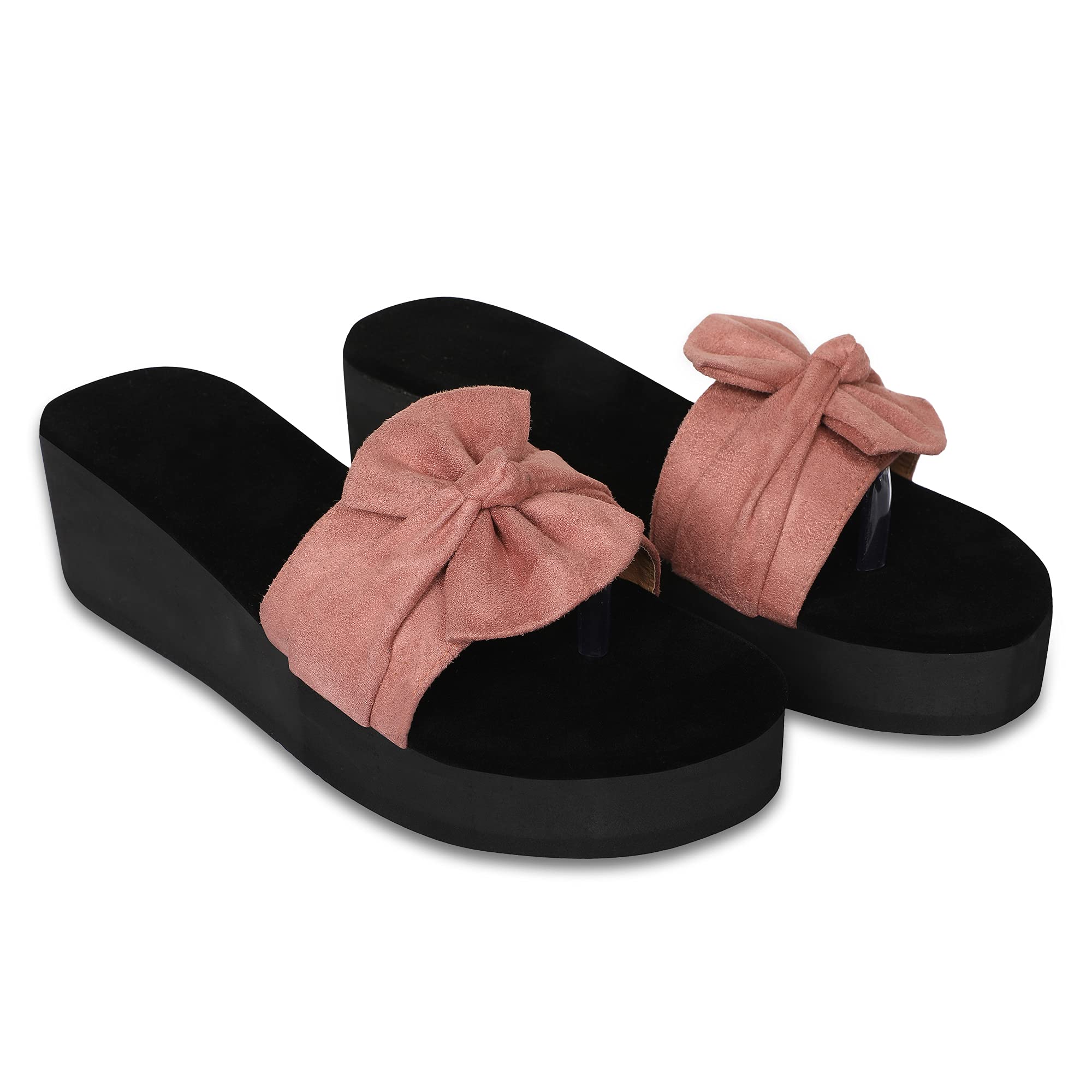 Kenila Latest Fashion Wedges for girls And Women (Peach, numeric_7) (B09QMLSZ2F) Amazon Price History, Amazon Price Tracker