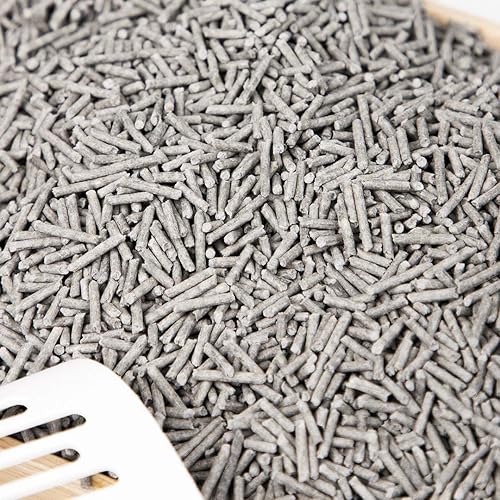 Miniatura 3 de I AM TOFU - Arena para gatos de tofu, arena de pellets extra aglutinante natural, 6 libras (melocotón miel)