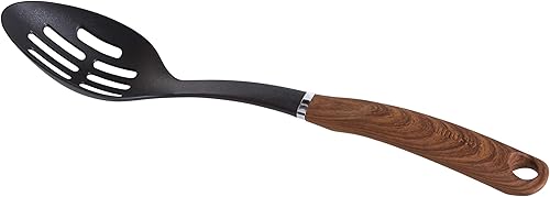 Vista 2 de IMUSA USA Woodlook - Cuchara ranurada, 12 pulgadas, Wooklook