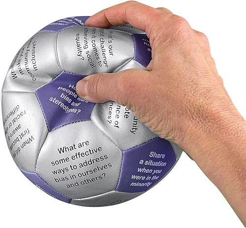 Miniatura 5 de Trainers Warehouse Colección Thumball de 6 pulgadas, 32 indicaciones para conversación, formación de equipos, relación y entrenamiento