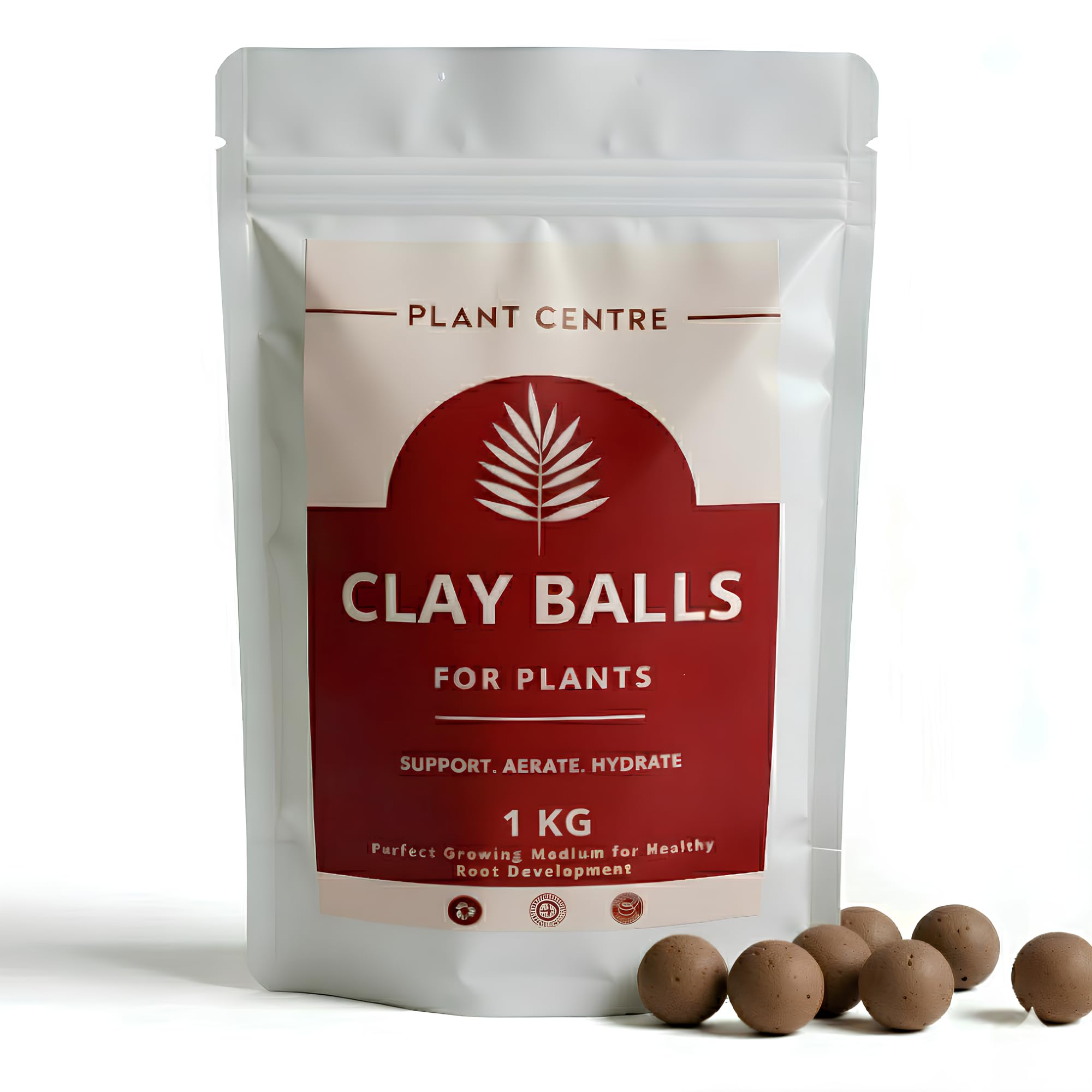 Clay Balls for Plants | Improves Aeration & Drainage | Lightweight Growing Medium | Supports Healthy Root Development for Indoor & Outdoor Plants (1kg)