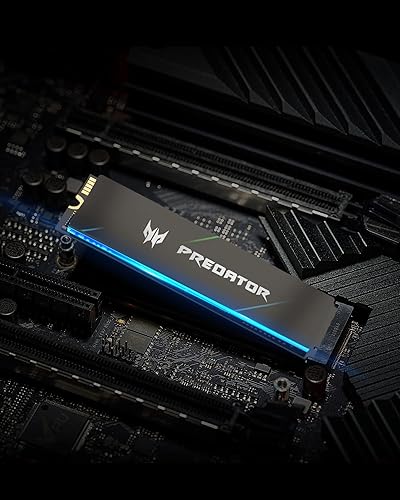 Miniatura 6 de acer Predator GM7000 - SSD para juegos NVMe Gen4 de 512 GB, M.2 2280, compatible con PS5, PCIe 4.0, disco duro interno de estado sólido de hasta