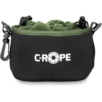 C-Rope Neoprene Camera Bag Neoprene Pouch with Fleece Lining Water Resistant Camera Accessories - XS