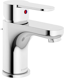 Symmons SLS-6712-1.0 Identity Single Hole Single-Handle Bathroom Faucet with Drain Assembly in Polished Chrome (1.0 GPM)