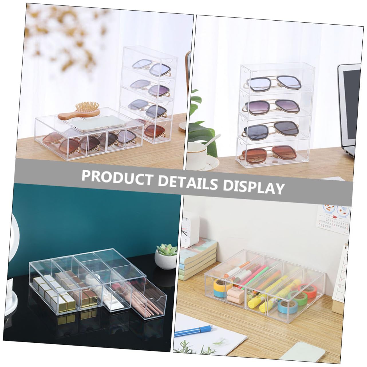 Estuche para Gafas de Sol de Cuatro Capas 2 Unidades PS