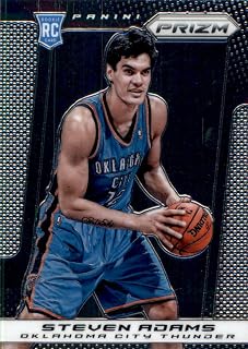 2013-14 Panini Prizm Basketball #291 Steven Adams Oklahoma City Thunder RC Rookie Official NBA Trading Card (Stock Photo Shown, Card in Near Mint to Mint Condition)