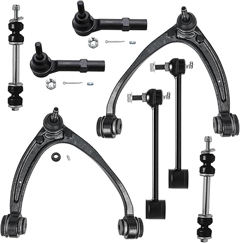 Miniatura 144 de Detroit Axle - Kit de suspensión delantera de 8 piezas para Toyota Sienna 2004-2010, brazos de control inferiores con rótulas interiores exteriores