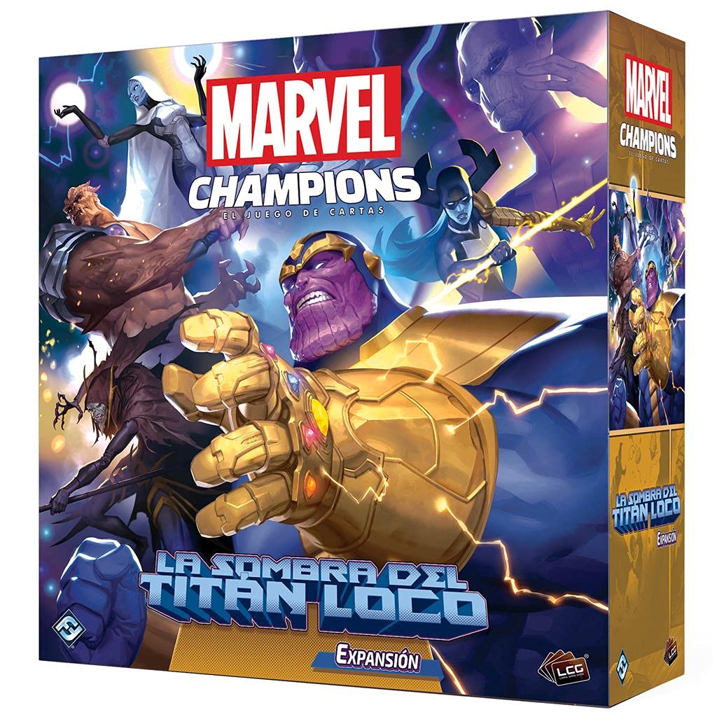 Fantasy Flight Games Marvel Champions – Der Schatten des verrückten Titans – Kartenspiel auf Spanisch