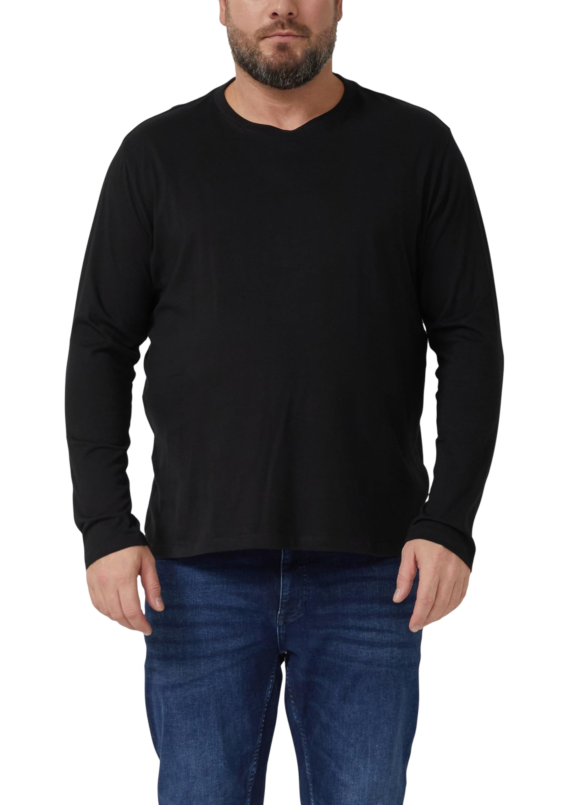 s.Oliver Herren 2176601 T-Shirt Langarm (1er Pack)