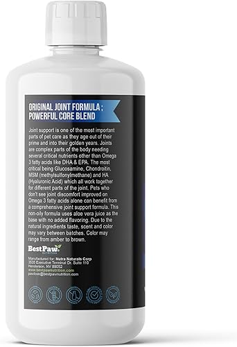 Miniatura 3 de Medicina natural anti-envejecimiento para artritis articular y displasia de cadera, alivio del dolor para perros y gatos de la marca Glucosamina