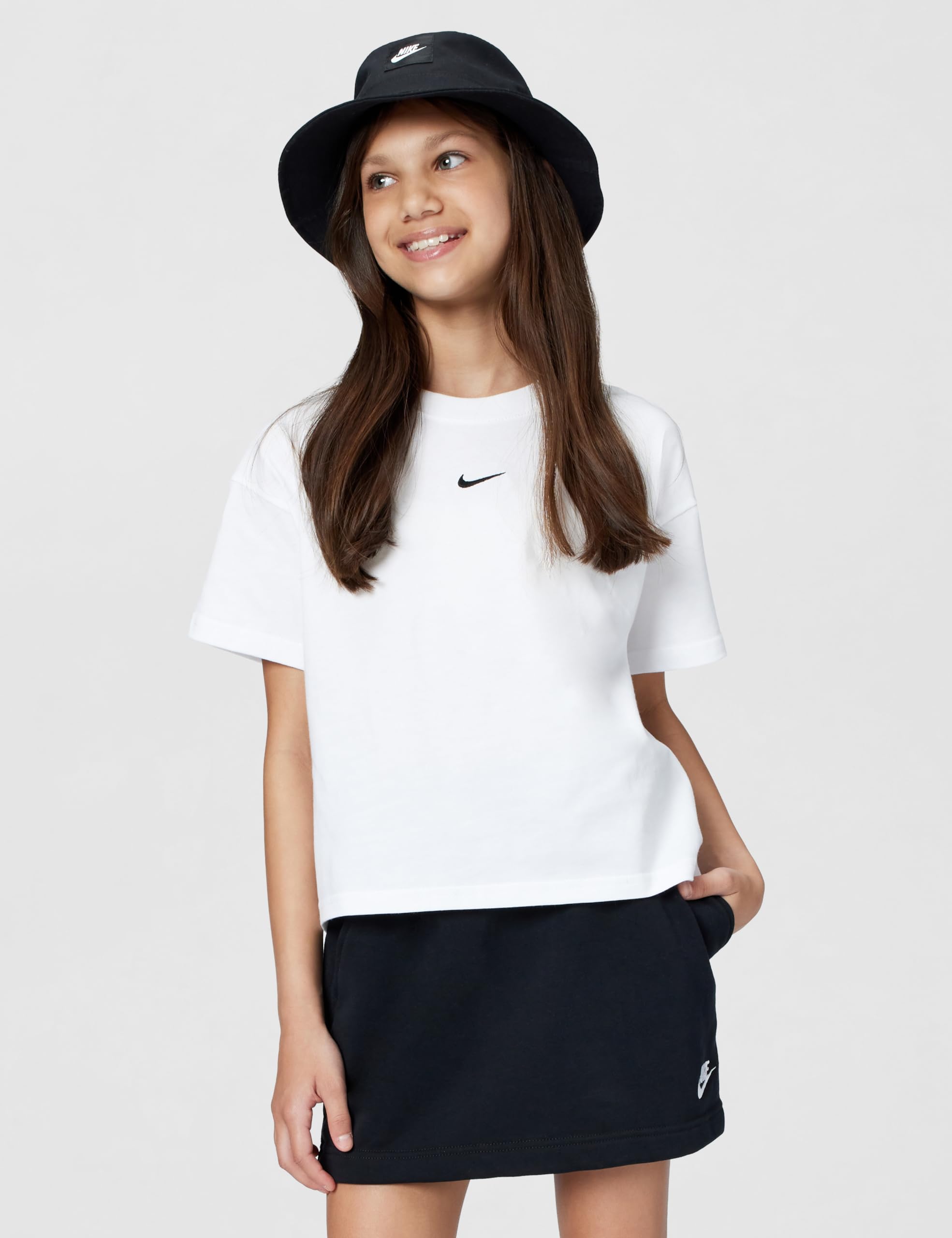 Nike G NSW Tee Boxy Essntl Lbr Maglietta Bambine e Ragazze