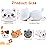 KMUYSL Cat Stuffed Animals Toys for Ages 0 1 2 3 4 5 6 7 8+ Years Old Kids - Mommy Cat with 4 Baby Kitty in Her Tummy, Idea Xmas Birthday Gifts for Baby, Toddler, Girls, Boys