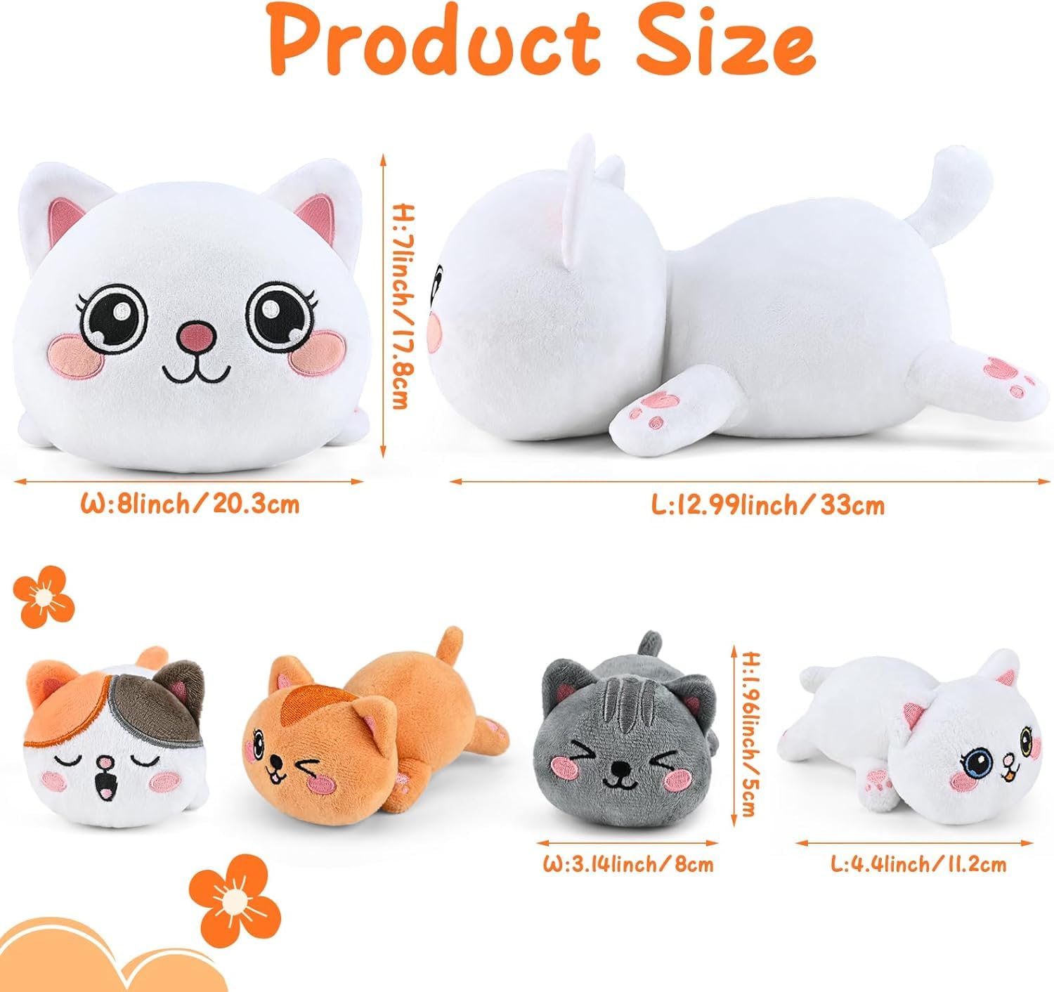 Amazon.co.jp: KMUYSL 猫 ぬいぐるみ おもちゃ 対象年齢3 4 5 6 7 8歳