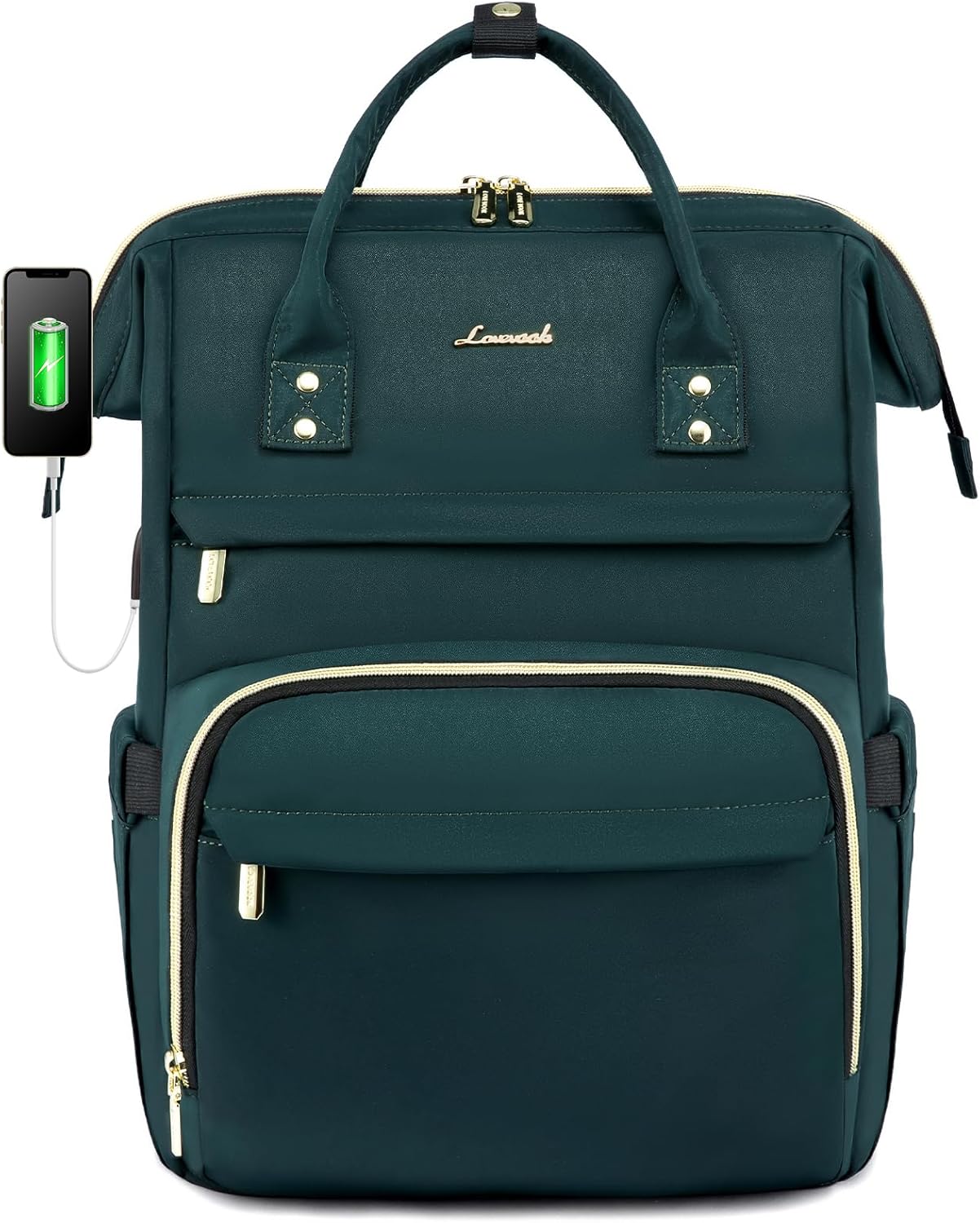 Fourre-tout Professionnel 15.6 Pouces Sac Fourre-tout LOVEVOOK Ordinateur 15 ,6 - Cuir Synthétique Professionnel Femme Sac Travail Avec Pochette Amovible