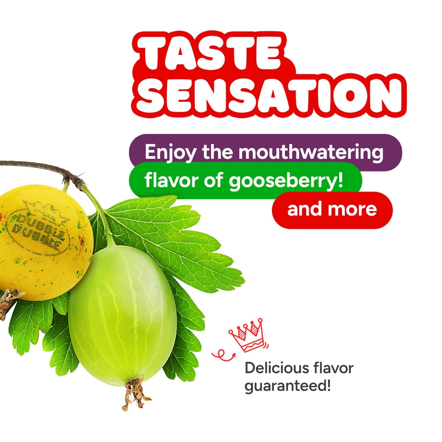 Gumballs for Gumball Machine - Berry Mix 1 Inch Double Bubble Gum Balls Bulk - Gumball Machine Refills - Chewing Gum - 4.8 LB