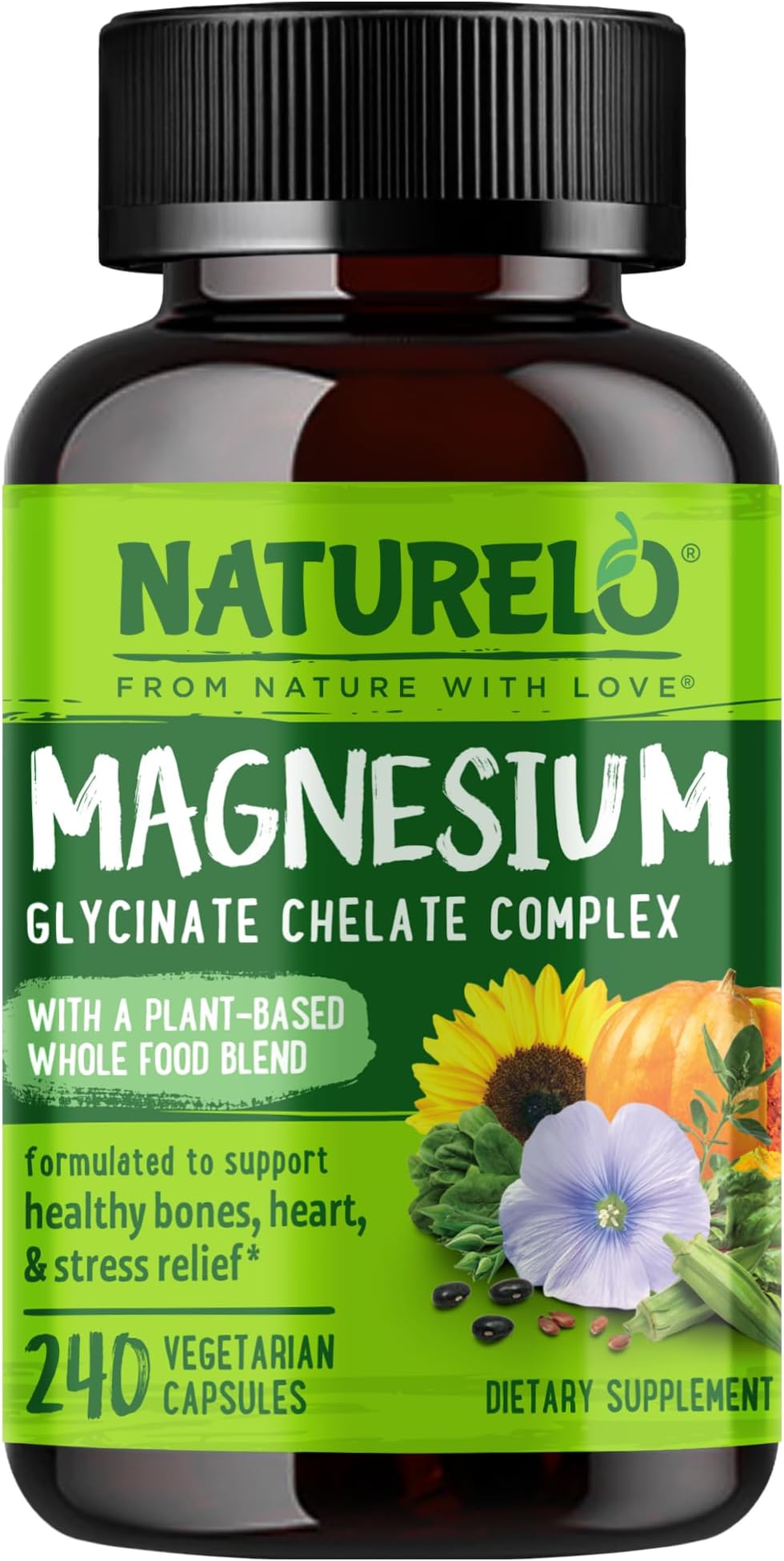 Magnesium Glycinate Chelate Complex, 240 count