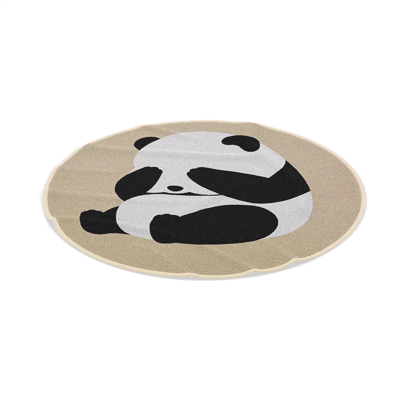 Tapis de sol mignon panda pour habiller la chambre d'enfant avec douceur et confort